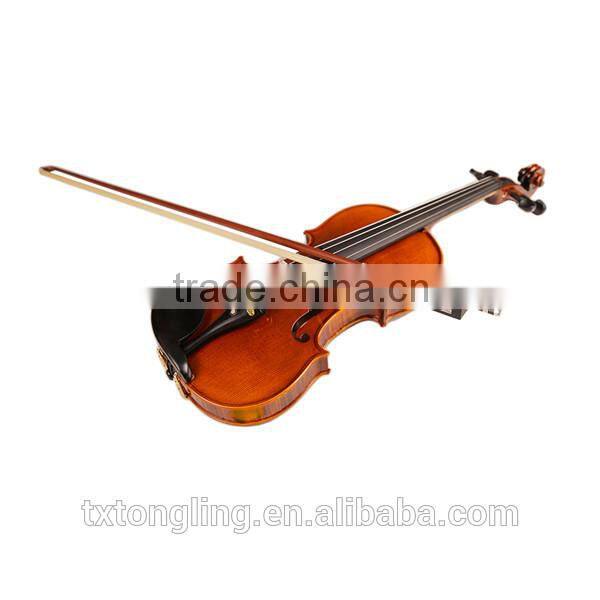 (TL004-3) High Quality Flamed Violin Painted Violins 4/4, 3/4