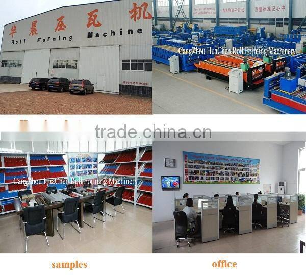 Color Coated Metal Roof Ridge Cap Forming Machine