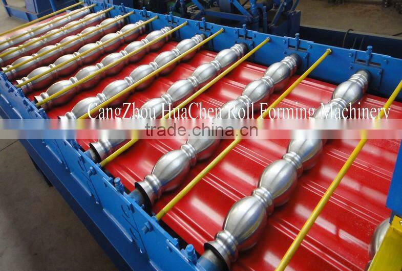 Stainless steel Double Layer Sheet Roof Tile Making Machinery