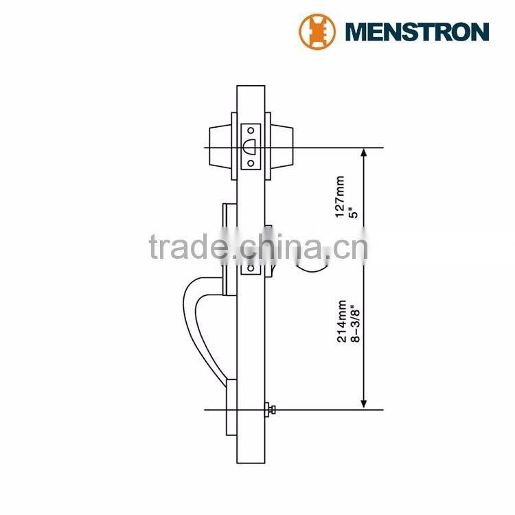 78131-AC-DH ODM OBM high security lock , door high security lock , high security with 3 pcs brass key