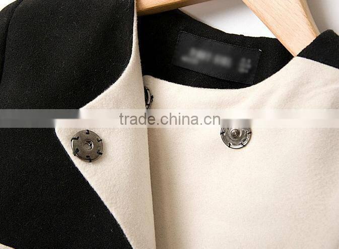 European designer high quality women fashion coats 2015