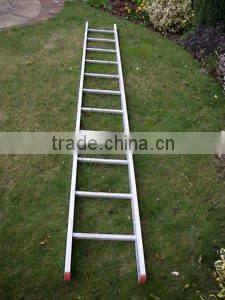 One-section step single straight aluminum ladder