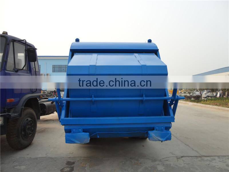 Dongfeng 4x2 small 5CBM vibrating plate compactor for sale