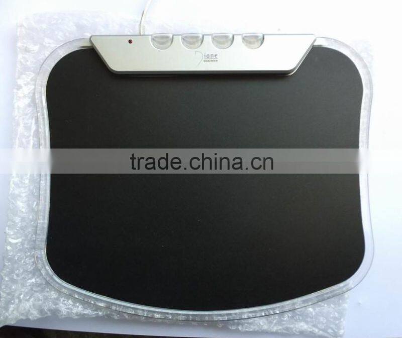 Led light mouse pad with usb hub