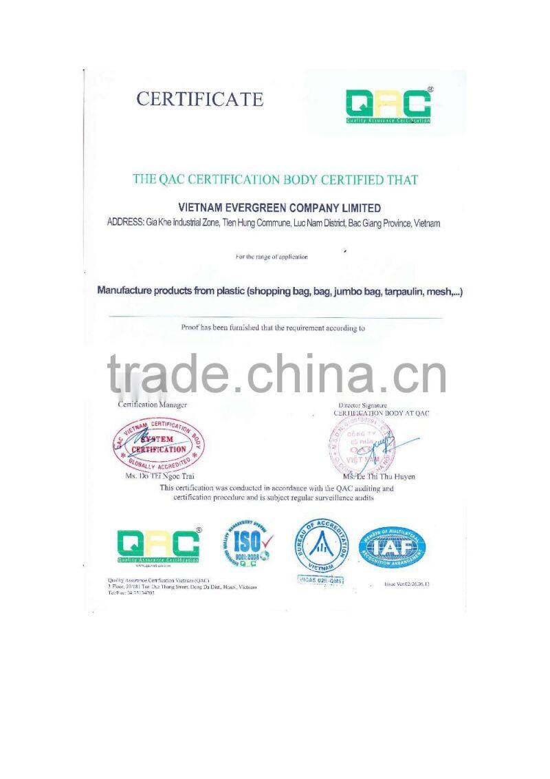 Vietnam Reusable Laminated Shopping Bag