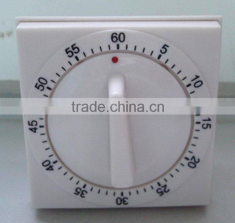 0-60minuts logo printing square shape cooking timer