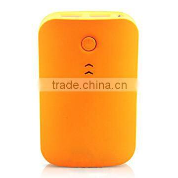 8400mAh colorful dual USB output mobile power stations with torch