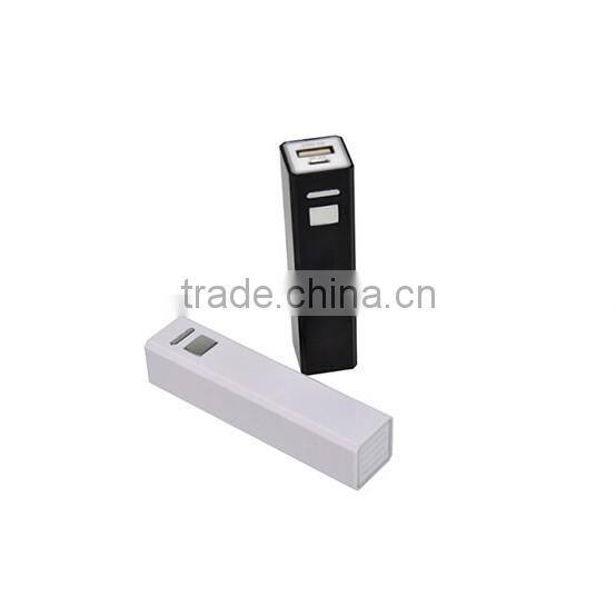 New Products 2016 Mobile Accessories Portable Power Bank Charger 2600mah