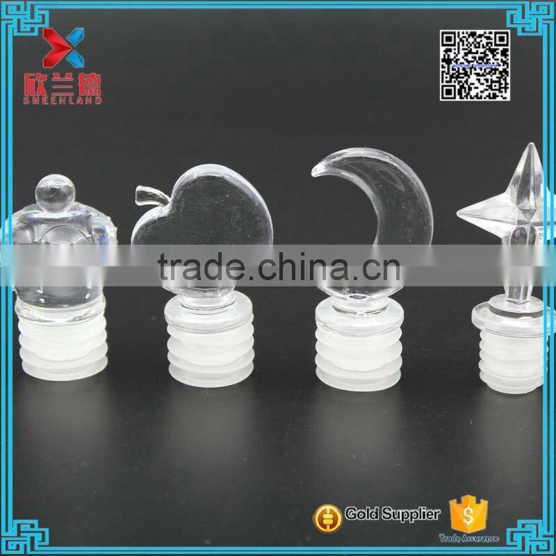 fancy moon shape cork for aroma diffuser glass bottle wholesale