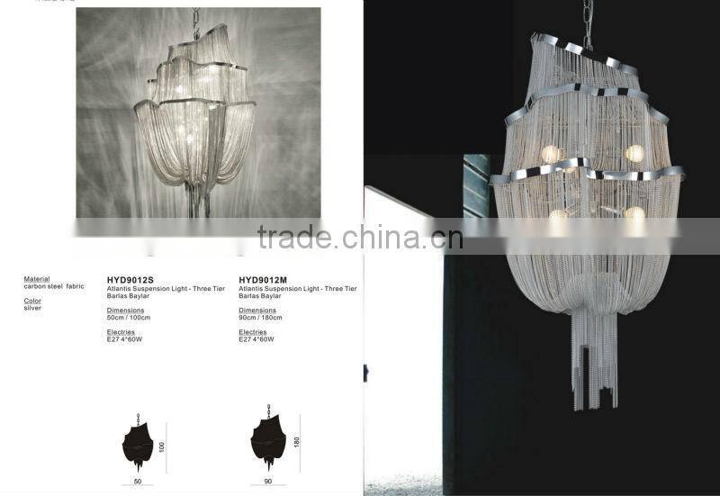 2014 Modern hand made chandelier chain for project