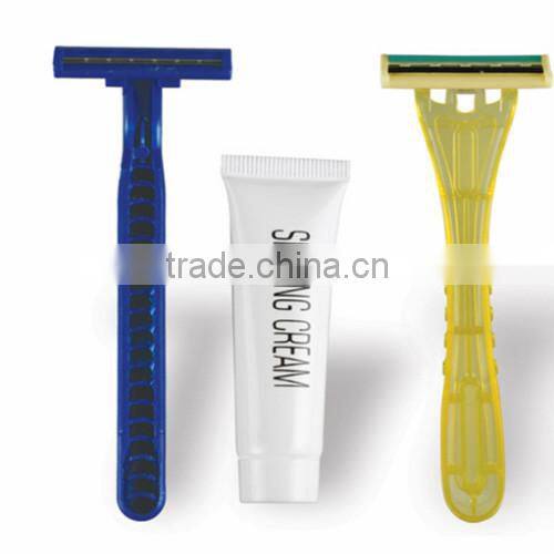 Best selling top grade OPP bag package hotel razors