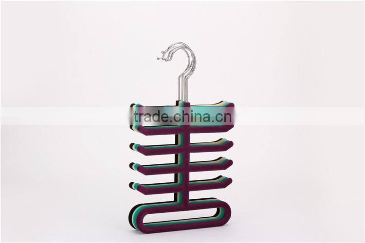 Standby BSCI Velvet Tie Organizers for Men Suit Hanger