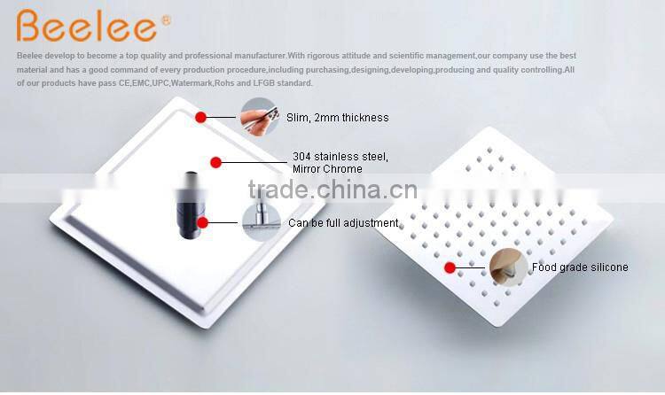 Bathroom accessories filtered shower heads rotating shower head stainless steel shower head