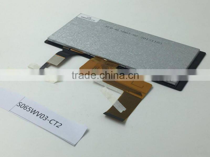 CTP 6.5 inch TFT standard size LCD touch module with PCAP