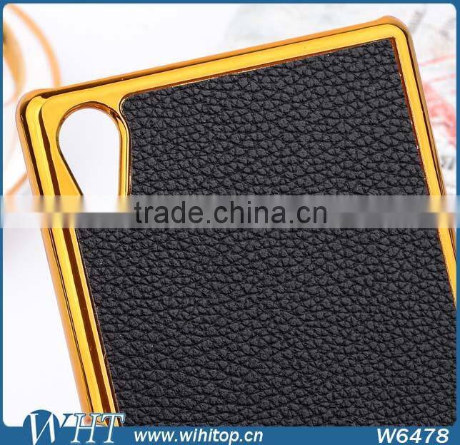Hot New Products for 2015 Leather Coated for Xperia Z4 Case, Wholesale Alibaba for Sony Z4 Case