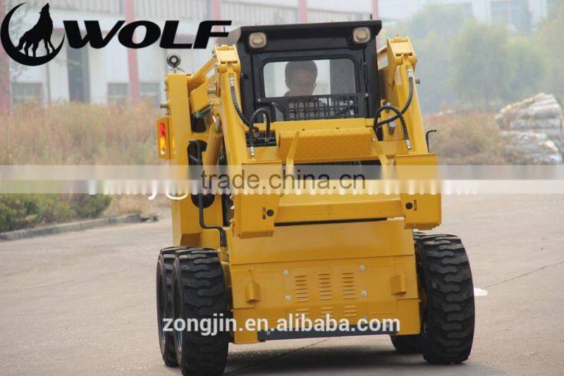WOLF skid steer loader 45HP, 45hp skid loader, 45hp mini skid loader