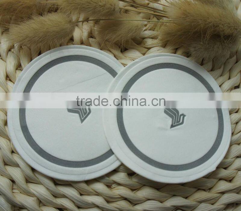 Hot sale absorbent cardboard blank coaster custom coasters