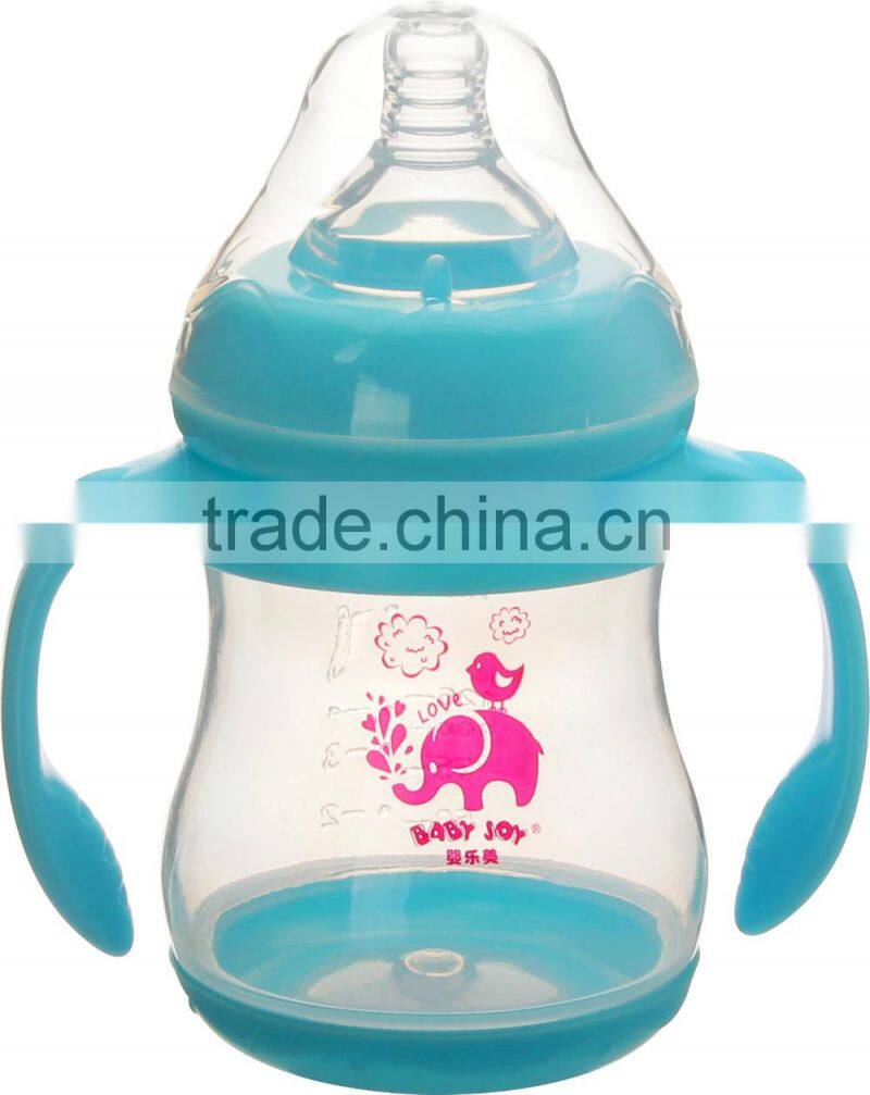 High quality 9OZ color changing baby bottle super wide neck feeding bottle