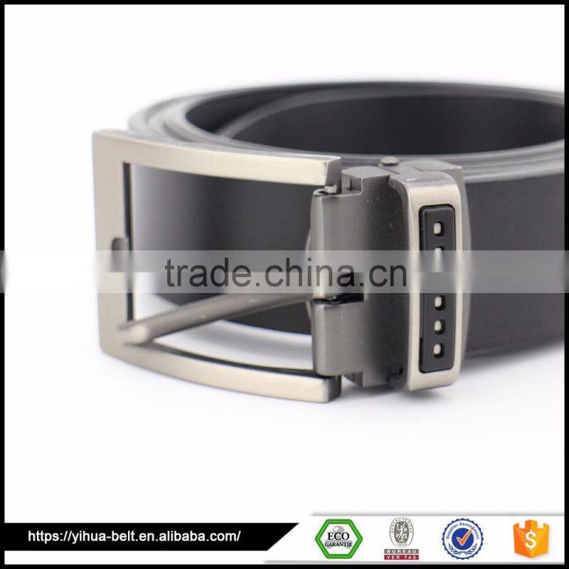 Man's classical dark famous design man leather belt