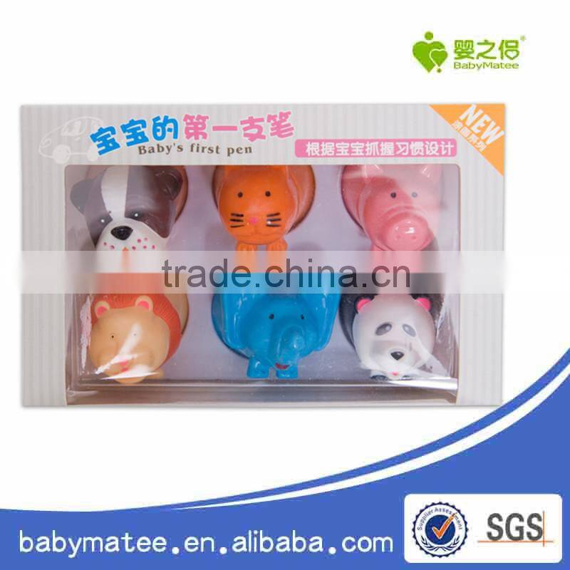Babymatee Non-toxic chunk cute shape promotional colored ink marker