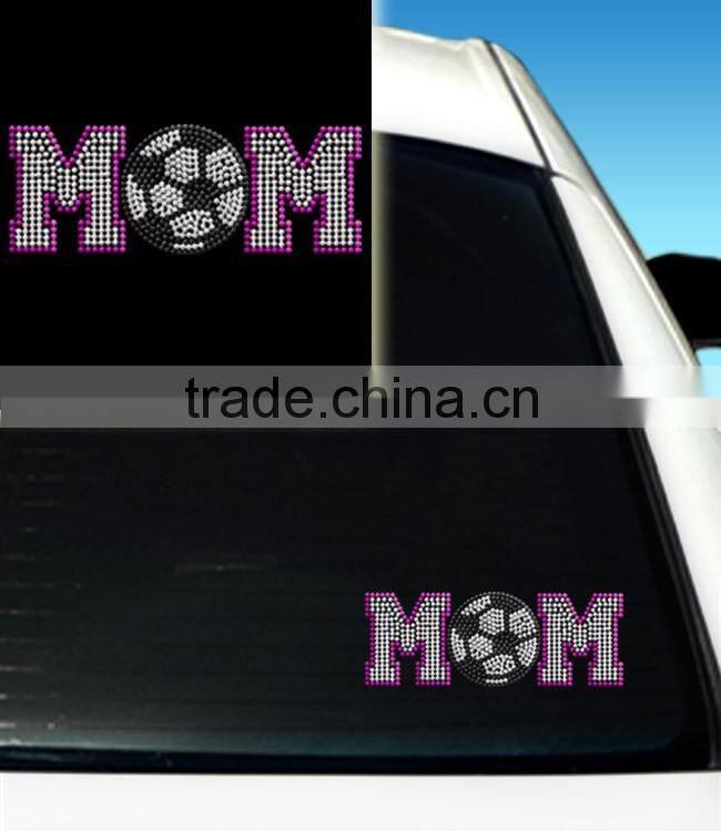 New Arrival Football Mom Design Custom Stickers For Car