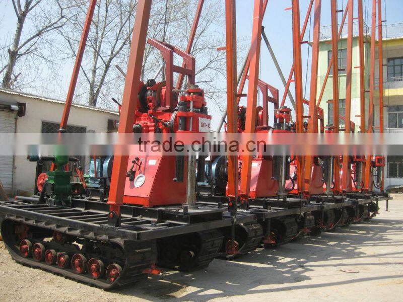 ZOONYEE 30-600m depth multi-function powerful crawler geotechnical investigation drill rig with hydraulic drilling tower