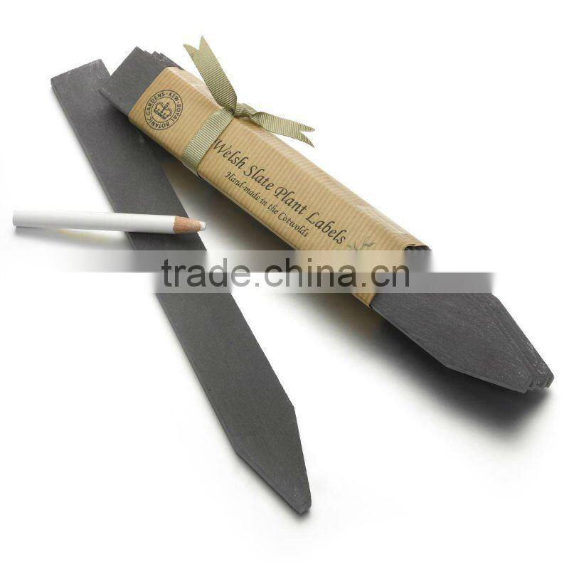 The creative cut edge set of 4 slate stone plant labels wholesale