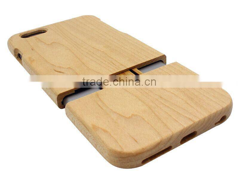3D coated sublimation wooden cell phone case for iPhone 5s 6s plus