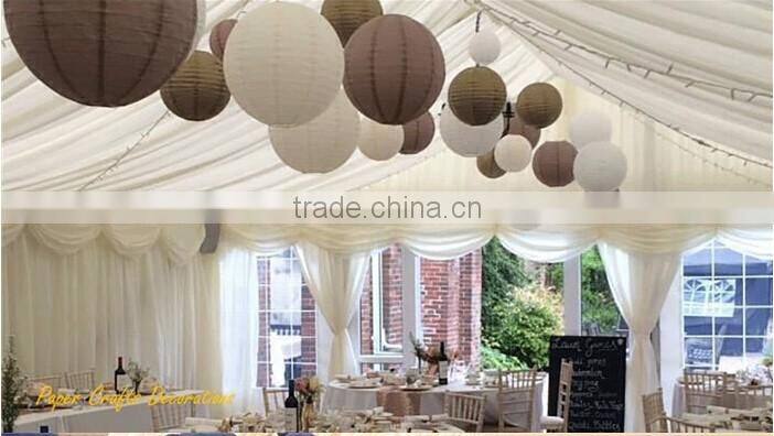 Round wedding decoration japanese paper lanterns