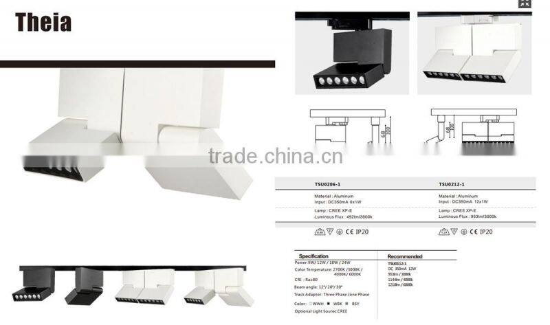 Fashion Mordern adjustable led rotating spotlight