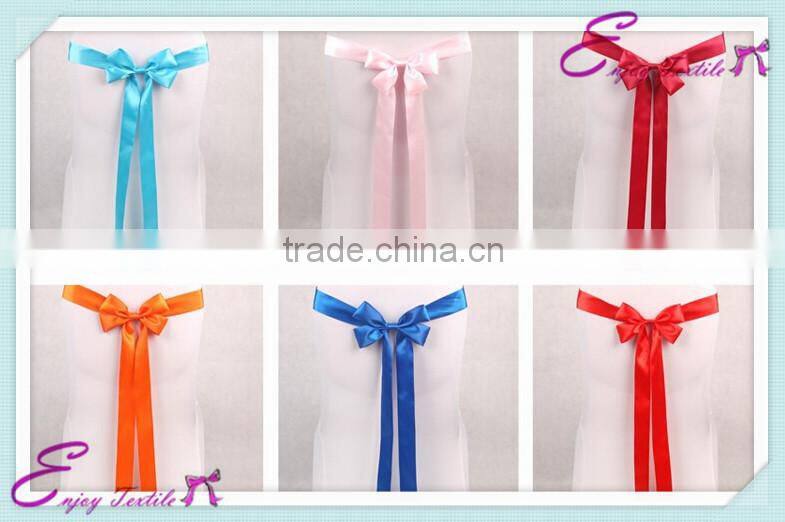 YHA#70 ribbon sash band - polyester banquet wedding wholesale table cloth cover chair cover sash band