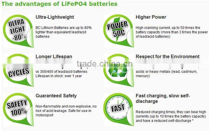 Customized voltage&capacity deep cycle rechargeable lithium 12v 24v 36v 16v e-bike lifepo4 battery 12v 45ah