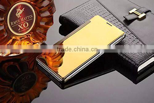 Samco Luxury Electroplated Smart Mirror for Huawei Ascend Mate 8 Flip Leather Cover Case