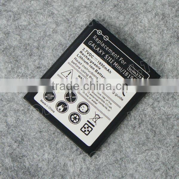 For Samsung Galaxy S3 Mini Battery i8190 Battery 1900mAh Factory Price