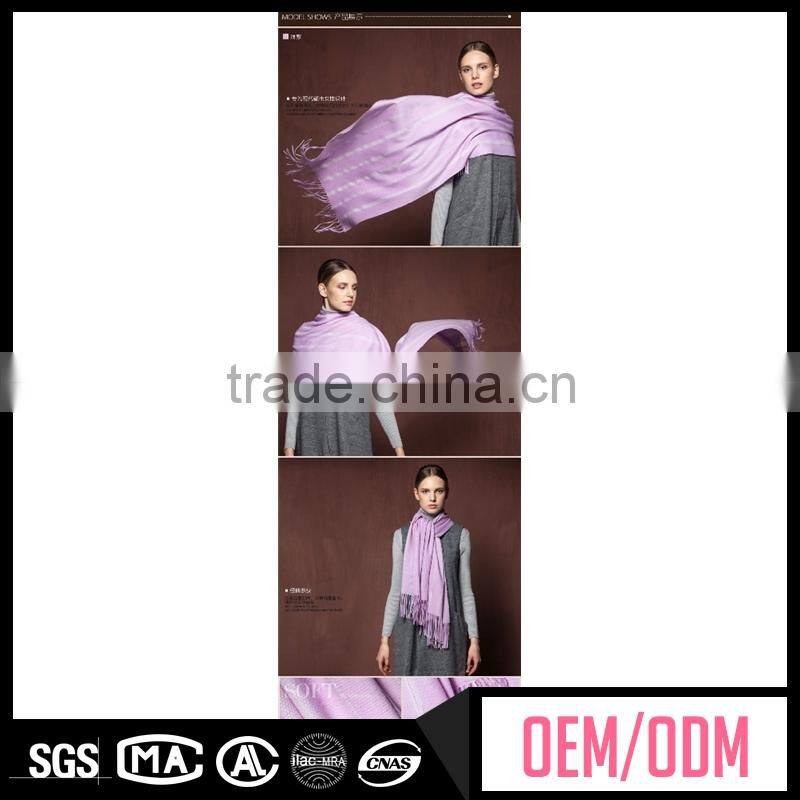 New design lady wool scarf, pure color wool scarf, customized cashmere scarf