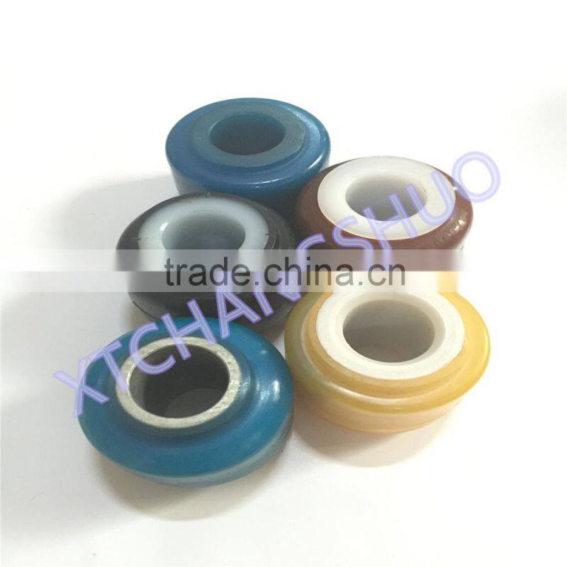 hard plastic/polyurethane rollers rubber bushing