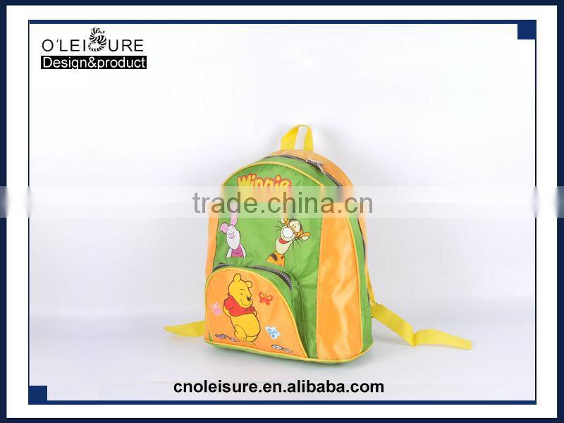 Cartoon cute backpack first grade school bag 1-9 years old bag backpack for 2016