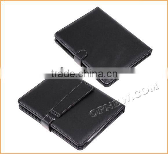 9.7" Keyboard Leather Cover Case QWERTY USB/mini USB/Micro Bracket Bag for 9.7" Tablet PC MID PDA Drop Shipping OPNEW Wholesale