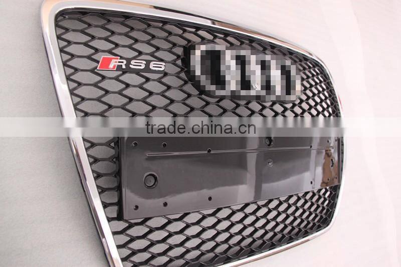 front abs replacement grille for Audi A6' 08 RS6