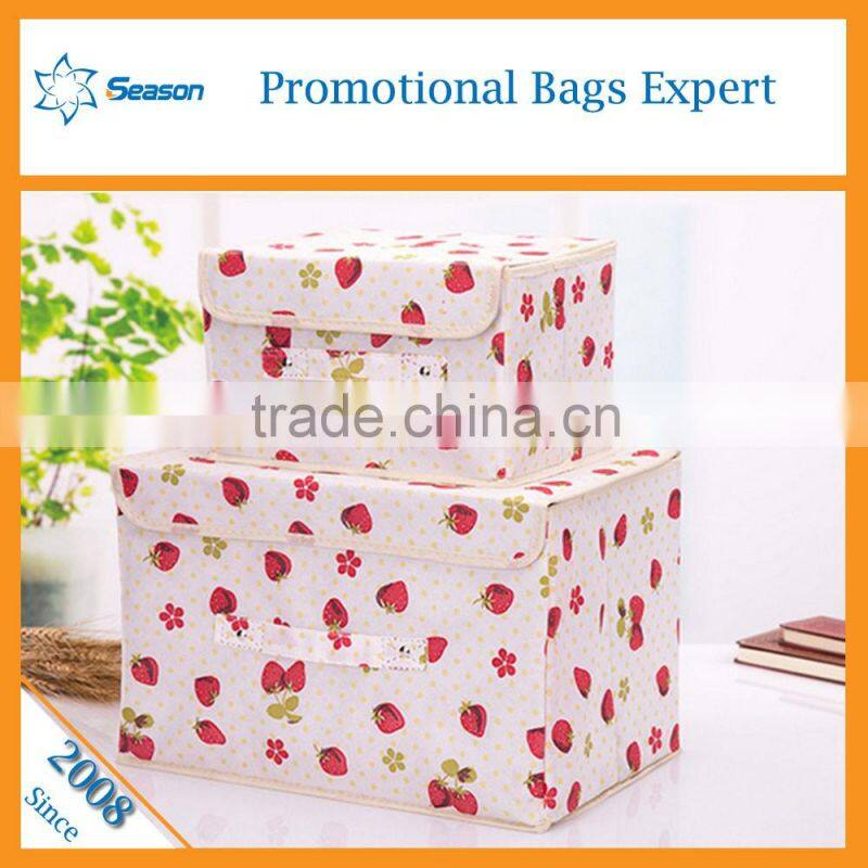 motorcycle plastic oem non woven fabric foldable storage box