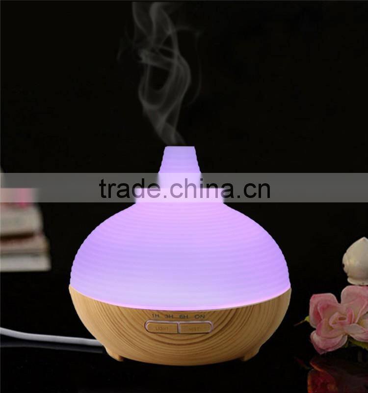 300ML hot sales Aroma Diffuser Ultrasonic Humidifier with color LED Changing essential oil diffuser