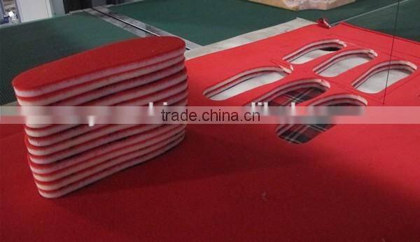 Worktable With Mesh Belt Vertical Circular Blade CNC Contour Sponge Cutting Machine