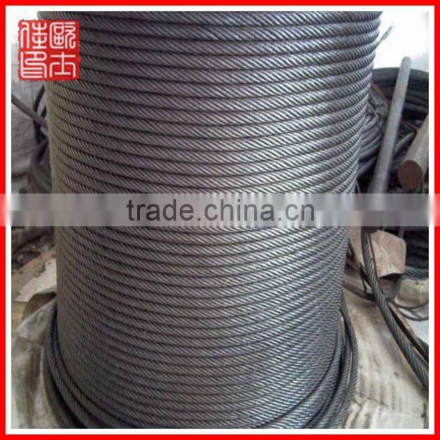 Wholesale black wire steel wire rope(manufacture)