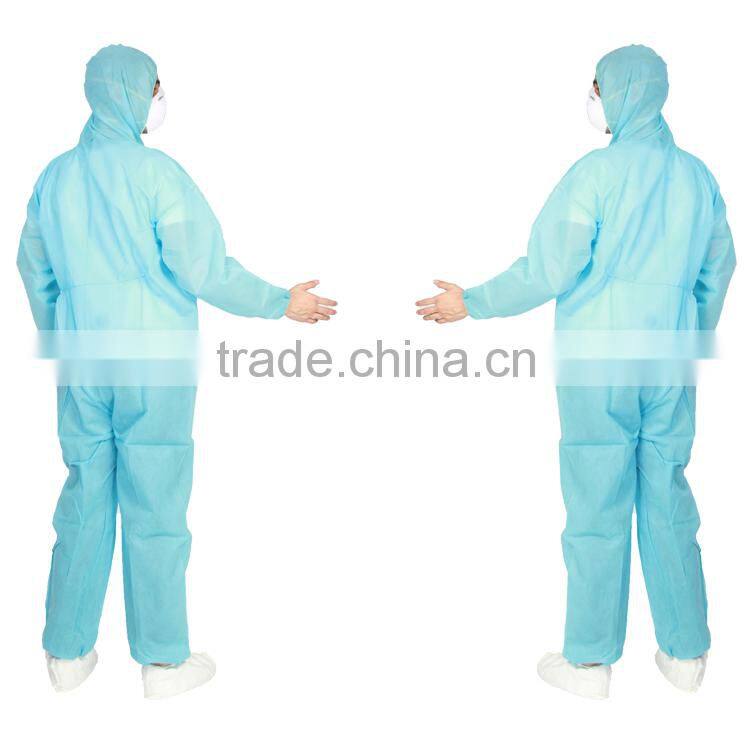 High quality Type 4/5/6 high quality 55g Non-woven protective reflective safety coverall