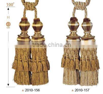 designer home decor tassel fringe rayon tassel curtain tiebacks