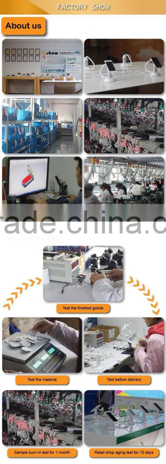 2015 HOT SALES cell phone security system for shop display