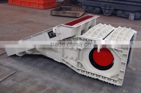 Professional deep-trough type vibrating drawing machine for mine