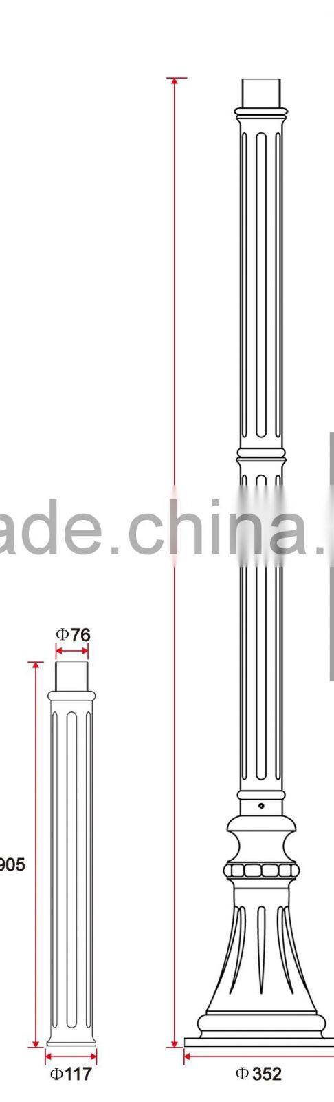 B060 Antique Cast Aluminum Street Lamp Post