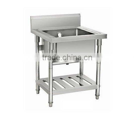 Stainless steel AISI201 Single Sink Bench