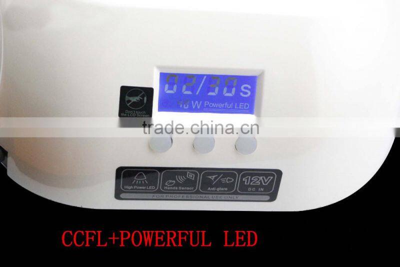 Powerful 48W full led nail lamp for beauty nail curing dryer CCFL LED Nail Lamp